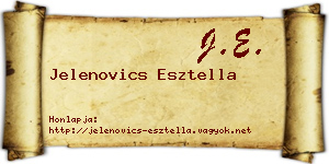 Jelenovics Esztella névjegykártya